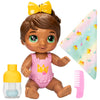 Baby Alive Shampoo Snuggle Sophia Sparkle Brown Hair 11 Inch Water Baby Doll Playset, Toys For 3 Year Old Girls & Boys & Up