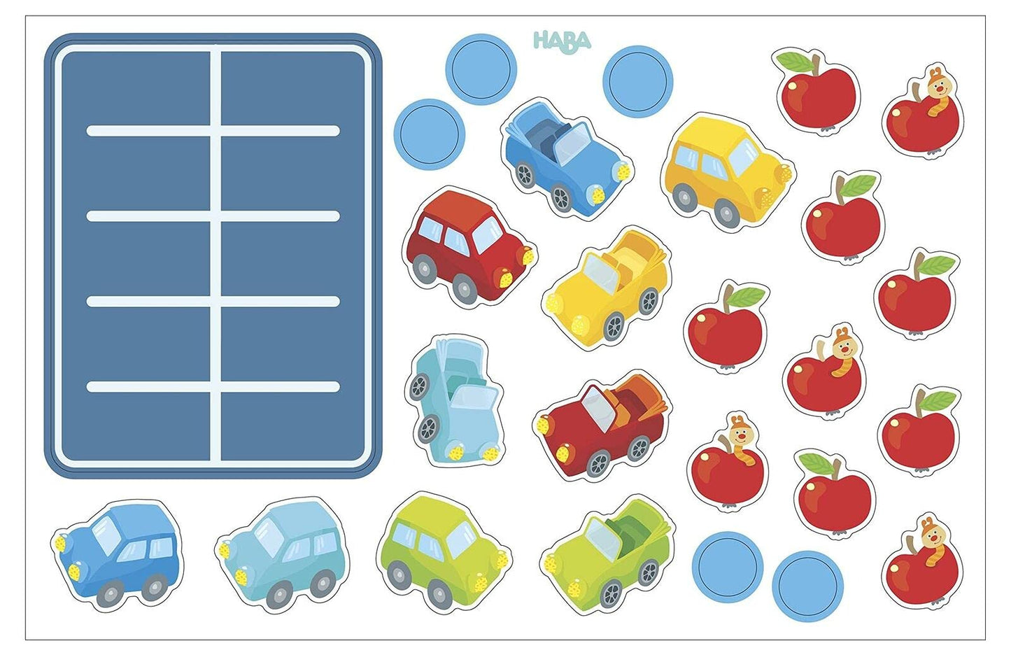 Magnetic Game Box 1 2 3 Numbers & You - 158 Magnetic Pieces in Travel Cardboard Carrying Case