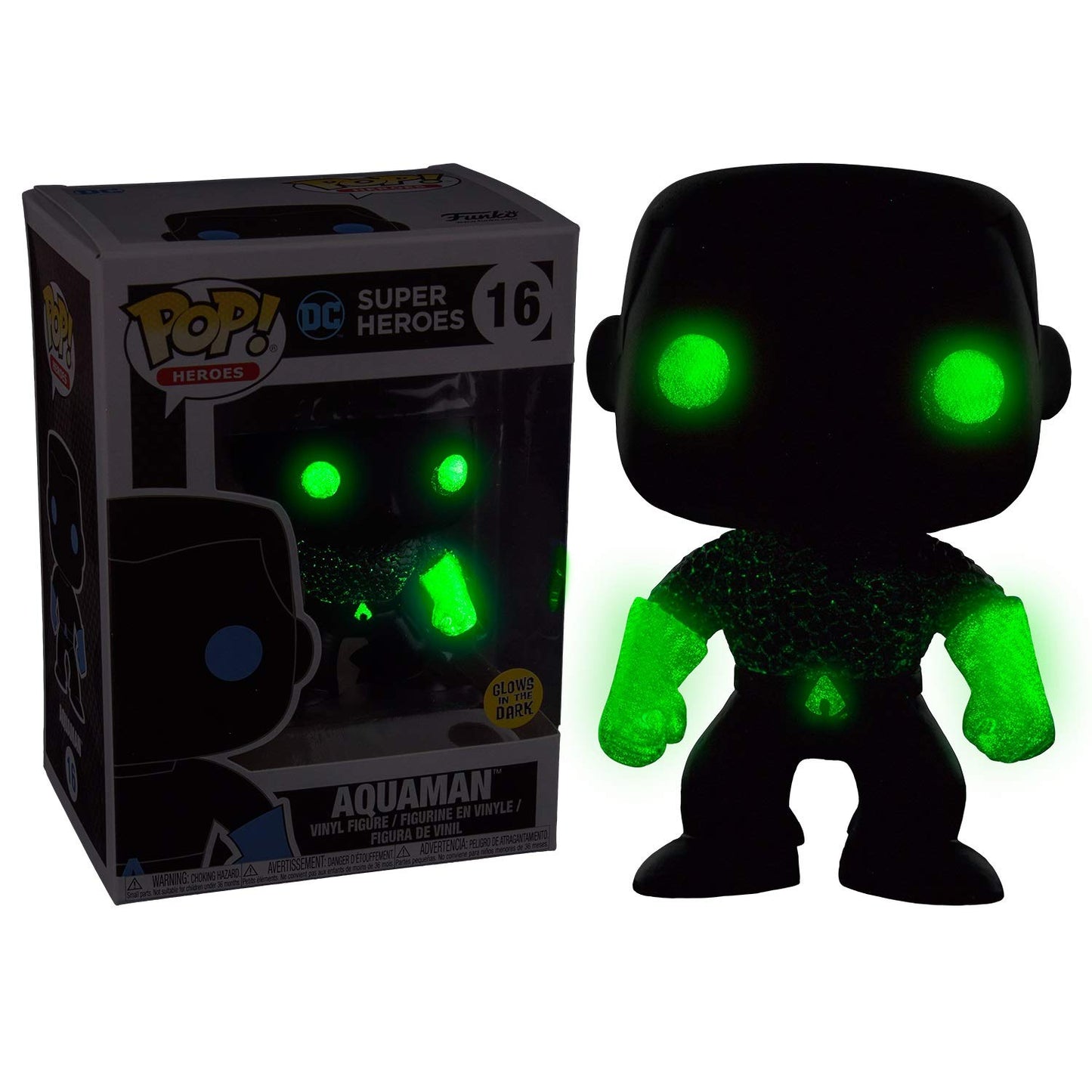 Justice League Aquaman Silhouette Gitd Pop! Figure - Ee Excl