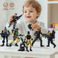 Baimiby Army Men Action Figure  Soldiers Toy for Boys Age 4-7  6 Pcs Special Force Action Figure with  Military Soldier Playset Army Toy Set for Boys 3+