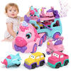 Lehoo Castle Toddler Girl Toys, 2 Year Old Girl Toys with Lights & Music, Toddler Toys 2-3, Unicorn Toys Girl Cars for Toddlers