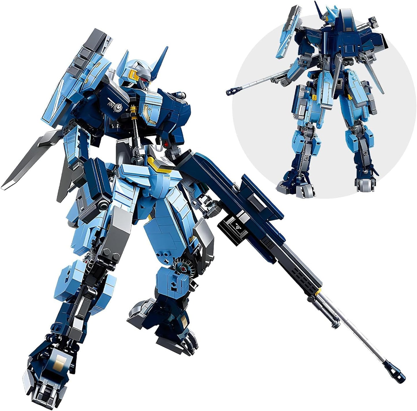 High Godo Mech Robot Building Blocks Set For Adults, 752 Pieces Cool Warrior Model Kit, City Justice Hero Toy Playset, Best Gift