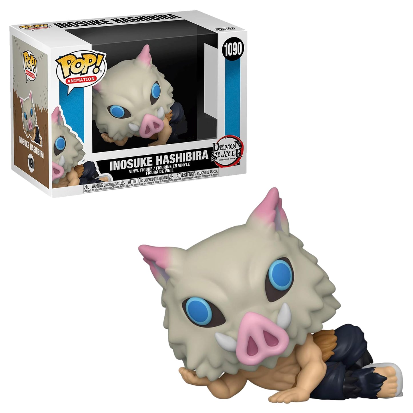 Funko Pop! Animation: Demon Slayer Inosuke Hashibira Lounging In Mask Special Edition Multicolor Exclusive Vinyl Figure #1090