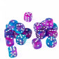 25 Count Pack Of 12Mm D6 Dice - Matching Collection Of 6 Sided Dice With Pips (Royal Blend)