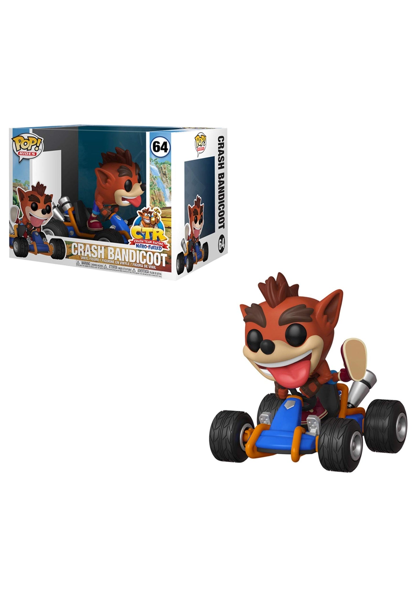 Funko Pop! Rides: Crash Team Racing - Crash Bandicoot