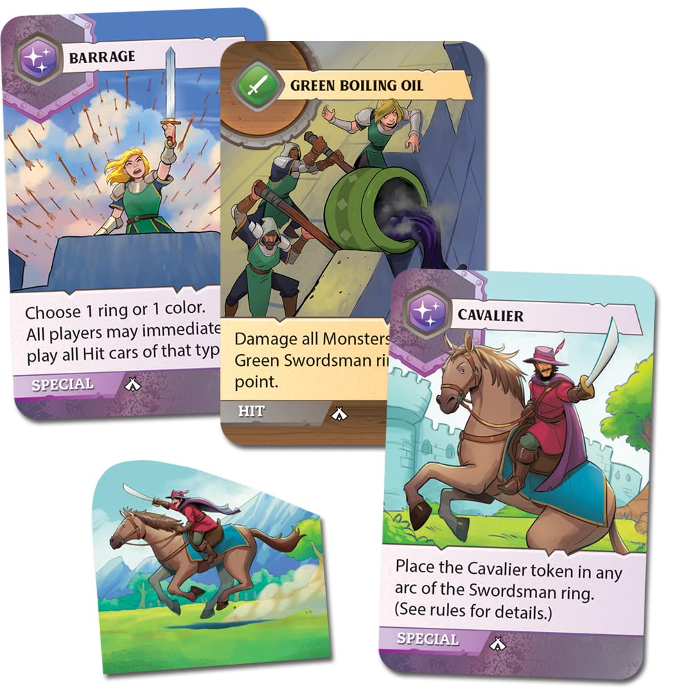 The Dark Titan ?Castle Panic Expansion ?Board Game For Adults And Family ?Cooperative Board Game ?Ages 8+ ?For 1 To 6 Players