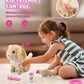 Airbition Interactive Toys Electronic Plush Dog For Girls, Pretend Play Doctor Kit With Dress Up Costume, Remote Control Puppy S