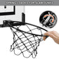 Hyes 24'' X 16'' Large Basketball Hoop Indoor For Adults, Over The Door Basketball Hoop With Sturdy Backboard, Big Basketball To