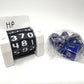 Munnygrubbers - 1 Pack Life Counter - Hp Tracker With Tracking Card Slot - (Random 7Pc D20 Dice Set Included) - Mtg - Tabletop R