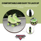 Sure-Grip Boardwalk Unisex Outdoor Roller Skates Material Of Leather, Rubber, Suede & Aluminum Trucks | Comfortable, Extra Long