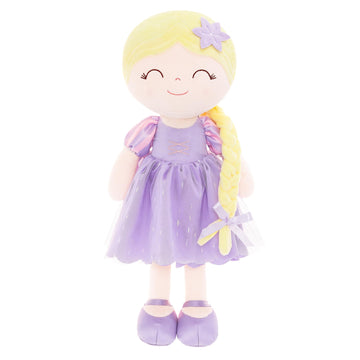 Gloveleya Dolls Princess Girls Toy First Baby Girl Gifts Soft Plush Manor Princess Doll Rapun Lavender 16'