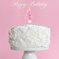 FAMGift Birthday Candles - Number 4 Candle, Butterfly Birthday Candles for Cake, Birthday Party Decorations, Theme Party Supplie