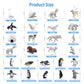 Scahow 26Pcs Arctic Animal Figures - Polar Animal Toys Figurines With Penguins Arctic Fox Wolf Polar Bear Reindeer - Miniature T
