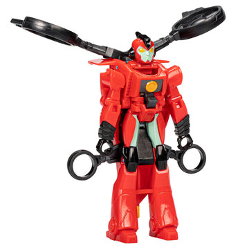 Transformers Earthspark 1-Step Flip Changer Terran Twitch, 4-Inch Action Figure, Converting Robot Toys For Kids, Easter Basket Stuffers, Ages 6+