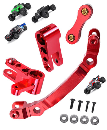 Rcarmumb Steering Set Upgrades Part for 1/10 Arrma Granite/Senton/Typhon 4X4 3S BLX & Mega 550,Big Rock 4X4,Outcast/Kraton 4x4 4
