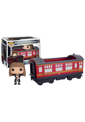 Funko Pop Rides: Harry Potter - Hogwarts Express Train Car With Hermione Granger Action Figure