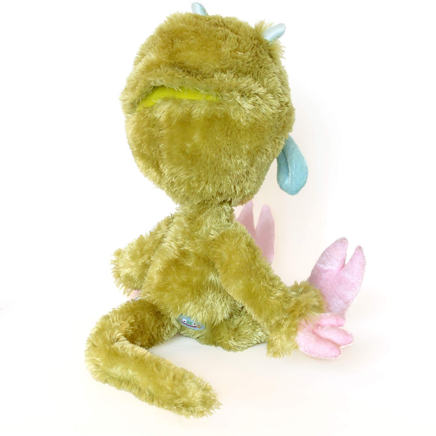 YOTTOY Mo Willems Leonardo the Terrible Monster Plush Puppet Toy - 14” Fabric Stuffed Animal