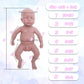 Yaluoqian Silicone Reborn Baby Doll Full Body Silicone Baby Doll Realistic Baby Doll Lifelike Reborn Baby Dolls Gift For Kids