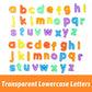 Pretrans 78 Pcs Plastic Letters For Kids - 3 Sets Of Lowercase Alphabet Letters, Translucent Toys For Light Table, Ideal Light B