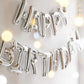 ShopNGift Happy Birthday Letters Foil Toy Balloons, Silver (Pack of 13 Letters)