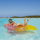 Funboy Giant Inflatable Luxury Clear Rainbow Chaise Lounger, Chair Pool Float For Adults, Perfect For A Summer Pool Party
