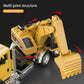 TEMI 3 Pack of Diecast Engineering Construction Vehicles, Dump Truck, Digger, Mixer Truck, 1/50 Scale Metal Collectible Model Ca