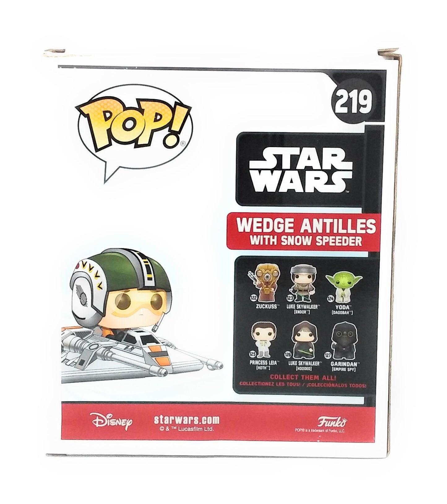 Pop! Star Wars Snow Speeder With Wedge Antilles Exclusive Figure