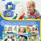 Greenkinder Kids Camera, Dinosaur Toddler Digital Camera For Boys Girls, Christmas Birthday Gifts, Selfie 1080P Camera For 3 4 5 6 7 8 9 Years Old Toys Dark Blue