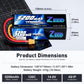 Zeee 4S Lipo Battery 5200mAh 14.8V 120C Hard Case RC Battery with XT60 Plug for RC Car Truck Vehicles RC Buggy Truggy 1/10 Scale