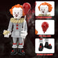 aphpaio Pennywise Clown Building Set - 299 Pcs Horror IT Movie Figure Kit, 5"x5"x10", Creative Halloween Gift for Kids and Adults
