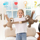 MorisMos Sloth Stuffed Animals Duo - 12" Brown Plush, Freezable & Microwavable, Perfect for Kids & Gifts