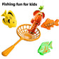 Temi Fishing Toy Game For Kids 3 4 5 6 7 8 Years Old, 51 Fish Bath Playset For Toddlers, Toy Magnetic Rod And Fishing Net, Outdo