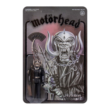 Super7 Motorhead: Warpig (Black Metal Version) Reaction Figure Multicolor