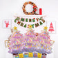 Hadckja Pink Christmas Tree Balloons Christmas Balloons Christmas Tree Foil Balloons For Christmas-Themed Party Birthday Party S