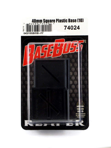 Reaper 40Mm Square Plastic Bases (6)