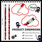 Nezyo Ninja Pencils Set - 24 Wooden Pencils with Erasers for Kids Party Favors, Stocking Stuffers, Classroom Rewards, and Carnival Goodie Bags