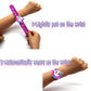 LOCHSOEL Silicone unicorn Slap Bracelets - Silicone Unicorn Wristband Birthday Party Favors, Boys Girls Party Favors Gifts Carni