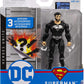 Dc Heroes Unite 4 Inch Action Figure | Superman (Black Suit)