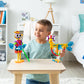 Basic Fun K'NEX Kid Farmin' Friends Building Set, 65 Pieces, Multicolor, STEM Toy for Preschoolers, Model 85052