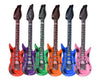 Ds. Distinctive Style 35 Inch Rock Star Inflatable Guitar Assorted Color Children Inflatable Toys Pack Of 6 Rock And Roll Party Decorations Photo Shooting Props
