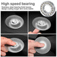 ATESSON Fidget Spinners Toy  4 to 10 min Spins  Ultra Durable Stainless Steel  Bearing High Speed Precision Metal Material Hand Fidget Spinner for Kids/mature-themed