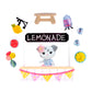 Honey Bee Acres Sweet & Sour Lemonade Stand Set with Miniature Doll, 9 Pieces, Multi, Ages 3+