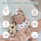 Ksbd Realistic Reborn Baby Dolls - 20 Inch Real Life Newborn Baby Laura, Lifelike Girl Baby Doll With Gift Box, Sleeping Weighte