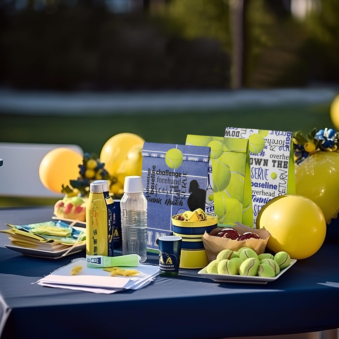 Outego 24 Tennis Party Favor Bags Tennis Goodie Bags Tennis Party Favors For Kids Tennis Birthday Party Supplies