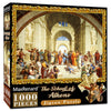 MaxRenard Fine Art Famous Oil Painting Jigsaw Puzzle 1000 Pieces The School of Athens Raphael Puzzle for mature-themed Museum Collection Home Decoration Family Game Gift