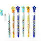 Tinymills 24 Pcs Outer Space Rocket Multi Point Stackable Push Pencil Assortment With Eraser For Space Birthday Party Favor Prize Carnival Goodie Bag Stuffers Classroom Rewards