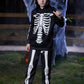 Besserbay Halloween Boys Skeleton Bone Printed Sweatshirt Hoodie Set Skull Hoodies Pants Set 6 Years