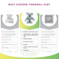 Thermal-Aid Zoo Microwavable Stuffed Animal - Plush Toy And Hot Cold Pack - Buckley The Blue Bear