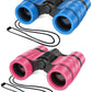 Essenson Binoculars For Kids Toys Gifts For Age 3-12 Years Old Boys Girls Kids Telescope Outdoor Toys For Sports And Outside Play Hiking, Bird Watching, Travel, Camping, Birthday Presents (Set Of 2)