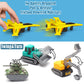 Mostop Die-Cast Mini Pull Back Cars - 18 Piece Toddler Toy Car Bulk Party Favor With Small Construction Vehicles - Car Pack - Pu